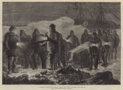 A Funeral in the Arctic Regions during the Night of Winter by Johann Nepomuk Schonberg